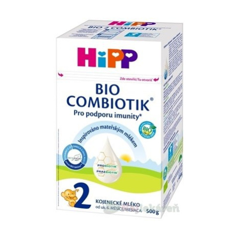 HiPP 2 BIO COMBIOTIK následná mliečna dojčenská výživa (od ukonč. 6. mesiaca) 500 g