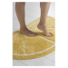 Žltá kúpeľňová predložka 100x60 cm Limon – Foutastic