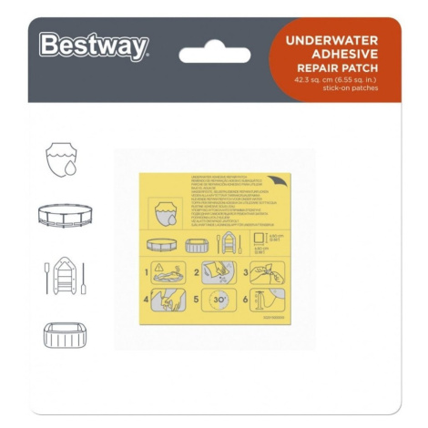 Bestway Vodotesné opravné náplasti pre bazény Nafukovací matrac Bestway 62091