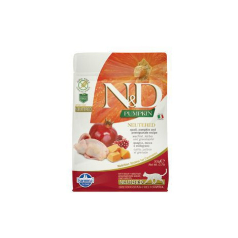 N&D Pumpkin CAT Neutered Quail & Pomegranate 300g zľava