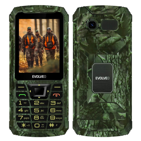 EVOLVEO StrongPhone Z6, vodotesný odolný telefón Dual SIM, lovecká "kamufláž"