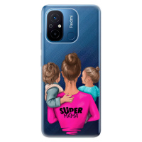 Odolné silikónové puzdro iSaprio - Super Mama - Boy and Girl - Xiaomi Redmi 12C