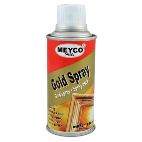 MEYCO - Metalický sprej (zlatá, 0,15 L)