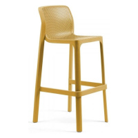 NARDI GARDEN - Barová stolička NET horčicovo žltá