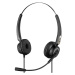 SANDBERG PC SLUCHADLA USB PRO STEREO HEADSET S MIKROFONOM, CIERNE