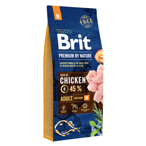 Brit Premium by Nature Adult M 15 kg