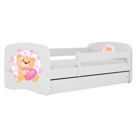 RAUMHIRSCH FURNITURE DETSKÁ POSTEĽ Motýlí medvedík so zásuvkou 160/80 90/61/164