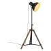 vidaXL Podlahová lampa 25 W čierna 75x75x90-150 cm E27