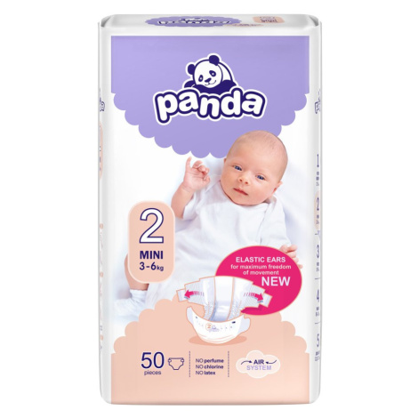 BELLA PANDA Mini 50 ks (3-6 kg) - jednorazové plienky