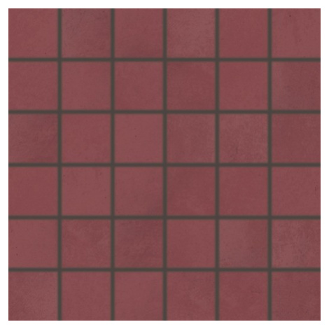 Mozaika Rako Blend bordo 30x30 cm mat WDM06810.1