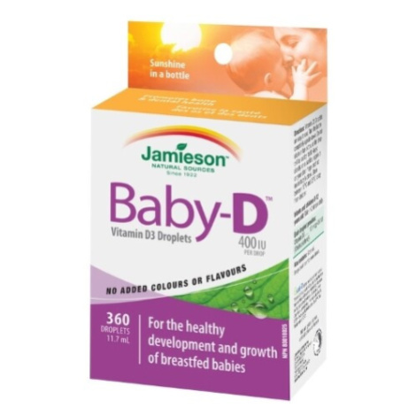 JAMIESON Baby D vitamín D3 kvapky 11,7 ml