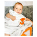 Doudou Fleecová detská deka s plyšákom líšky 70x100 cm