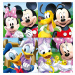 Detské puzzle Mickey Mouse Educa progresívne 25-20-16-12 dielov 16505