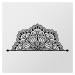 Kovová nástenná dekorácia 160x70 cm Mandala - Wallity