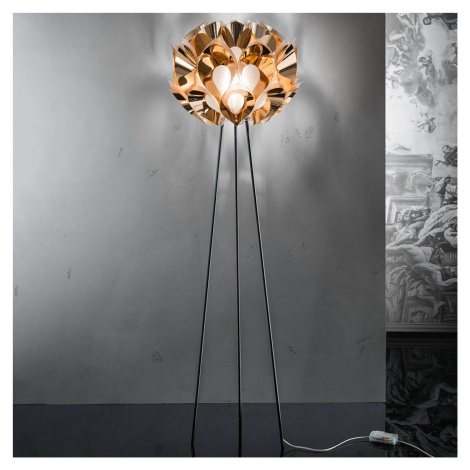 Slamp Flora – dizajnérska stojaca lampa, medená