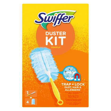 Swiffer Súprava na čistenie podláh (násada + 4 prachovky)