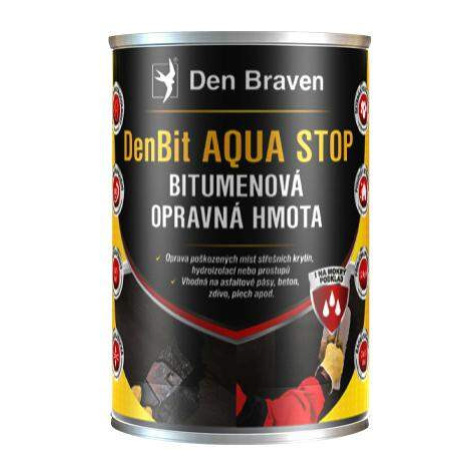 DEN BRAVEN Bitúmenová opravná hmota DenBit AQUA STOP 1 kg
