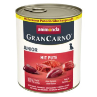 Animonda GRANCARNO® dog junior morčacie srdiečka v konzerve pre psy 6x800g