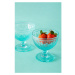 Modré sklenené misky v súprave 2 ks 250 ml Fleur – Premier Housewares