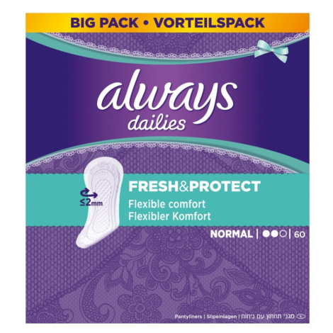 ALWAYS Fresh&Protect Normal Intímne vložky 60 ks