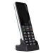 EVOLVEO EasyPhone LT, mobilný telefón pre seniorov s nabíjacím stojanom (čierny)