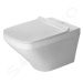 DURAVIT - DuraStyle Závesné WC, Rimless, WonderGliss, biela 25510900001