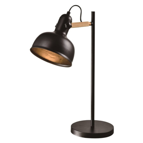 Čierna kovová stolová lampa (výška 56 cm) Reno - Candellux Lighting