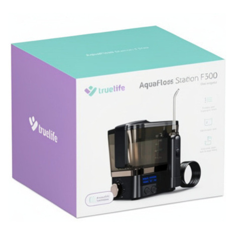 TRUELIFE Aquafloss station F300 ústna sprcha s nádržkou čierna 600 ml 1 x 1 ks