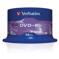 Verbatim DVD+R 4,7GB 16x, 50 ks (43550)