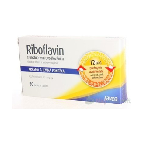 Favea Riboflavin 30 tabliet