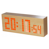 Digitálny LED budík/ hodiny MPM s dátumom a teplomerom C02.3571.00, 26cm