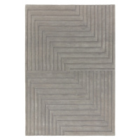 Sivý vlnený koberec 120x170 cm Form – Asiatic Carpets