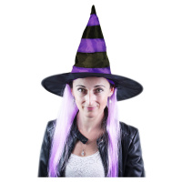Klobúk s vlasmi čarodejnice/Halloween pre dospelých