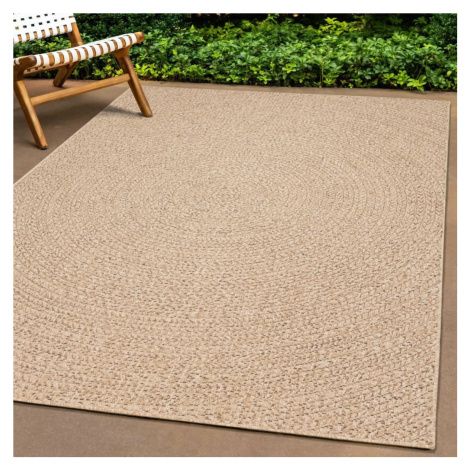 vidaXL Koberec ZIZUR 80x250 cm jutový vzhľad interiér a exteriér