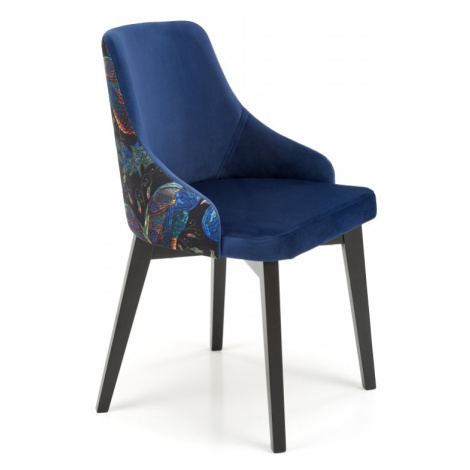 Stolička ENDO 57 cm modrá/viacfarebná Halmar