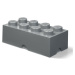 LEGO® Úložný box 25 x 50 x 18 cm - Tmavo šedá