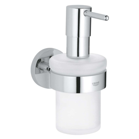 Grohe Essentials - Dávkovač tekutého mydla s držiakom, chróm 40448001