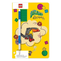 LEGO® Stationery Zápisník A5 s modrým perom - Building Dreams