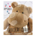 Plyšový hroch Hot Chocolate Hippo Cocooning Histoire d’ Ours hnedý 40 cm od 0 mes