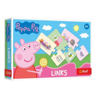 Hra Links skladačka Prasiatko Peppa / Peppa Pig 14 párov vzdelávacia hra v krabici 21x14x4cm