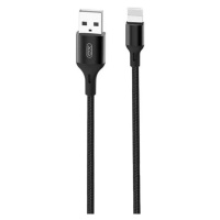 Kábel  Cable USB to Lightning XO NB143, 1m, black (6920680870707)