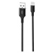 Kábel  Cable USB to Lightning XO NB143, 1m, black (6920680870707)