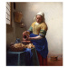 Obraz - reprodukcia 45x60 cm The Milkmaid, Jan Vermeer – Fedkolor