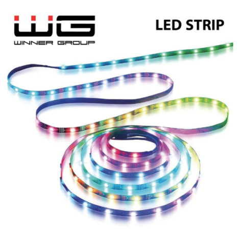 LED RGB pásik WG17 s ovládačom aj s aplikáciou, 5 metrov, IP 20 Winner Group