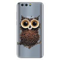 Odolné silikónové puzdro iSaprio - Owl And Coffee - Huawei Honor 9