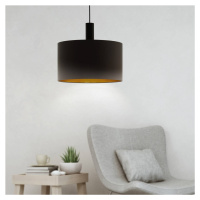 Závesná lampa Concessa cappuccino/zlatá Ø 38 cm