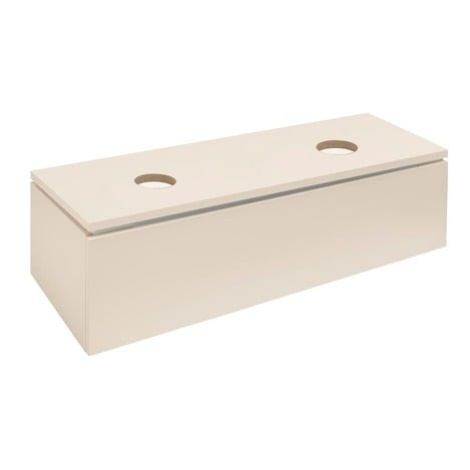 Béžové skrinky pod umývadlo