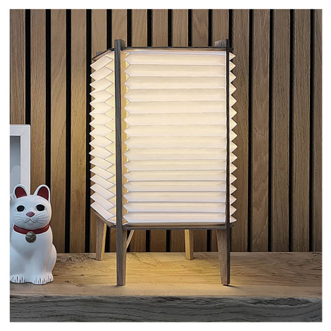 Stolná lampa LE KLINT Bee Hive S, dub, výška 39 cm