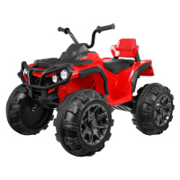 mamido  Elektrická štvorkolka ATV s ovládačom, EVA kolesá červená