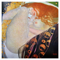 Obraz - reprodukcia 70x70 cm Danae, Gustav Klimt – Fedkolor